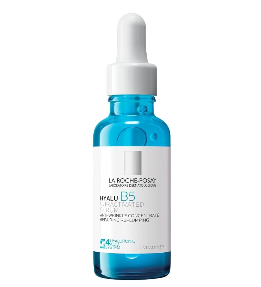 La Roche-Posay Hyalu B5 Pure Hyaluronic Acid Serum for Face, Vitamin B5 + Hyaluronic Acid + Madecassoside, Hydrating Serum Visibly Plumps Skin, Sensitive Skin Safe, Anti Aging, Oil-Free customer photo 1