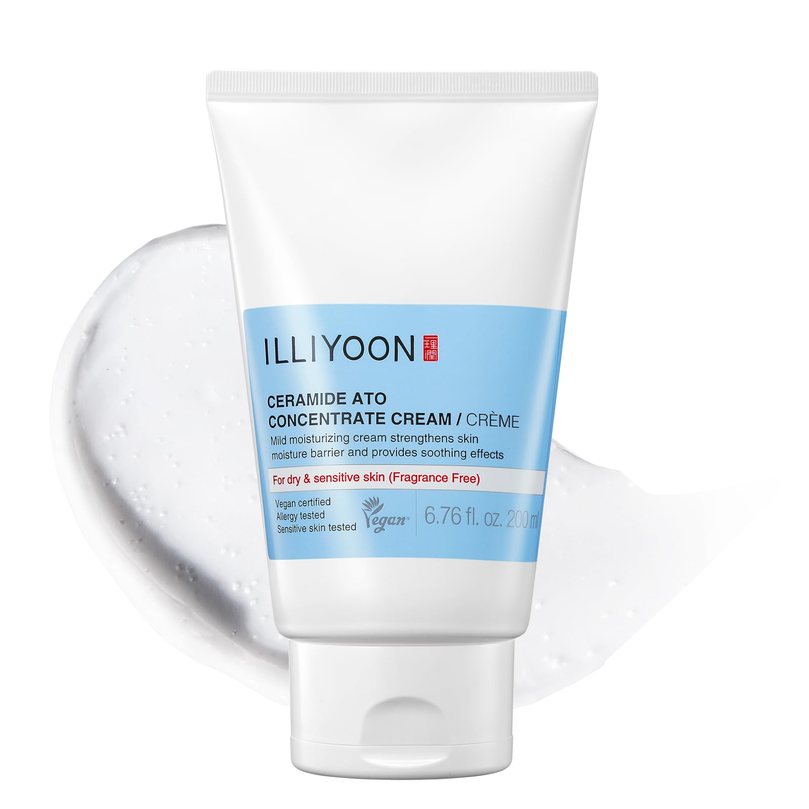 Illiyoon Ceramide Ato Concentrate Cream, Moisturizer for Dry & Sensitive Skin, 100hr Lasting Hydration, For Face & Body, 6.76 fl.oz. customer photo 1
