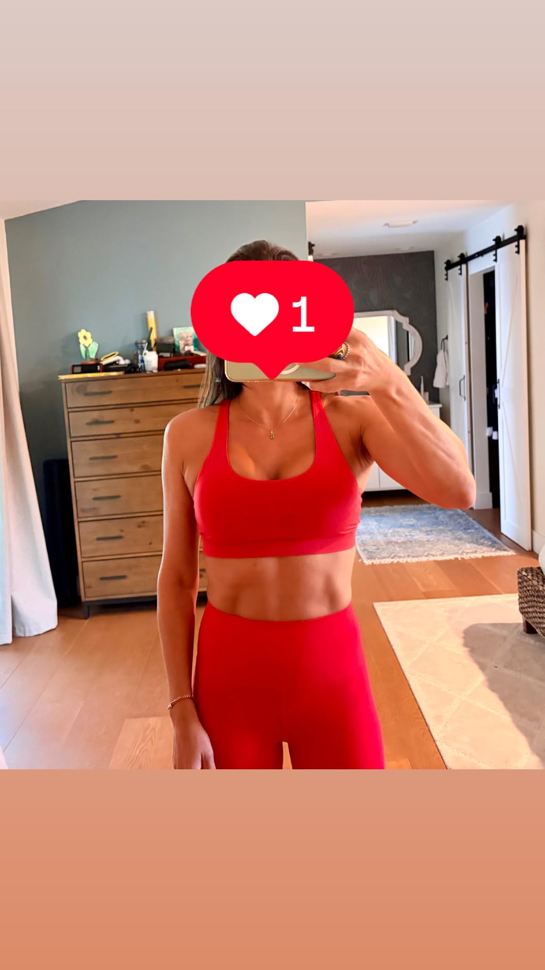 CRZ YOGA Naked Feeling Strappy Padded Sports Bras for Women - Fitness Workout Top Criss Cross Back Yoga Cami customer photo 1