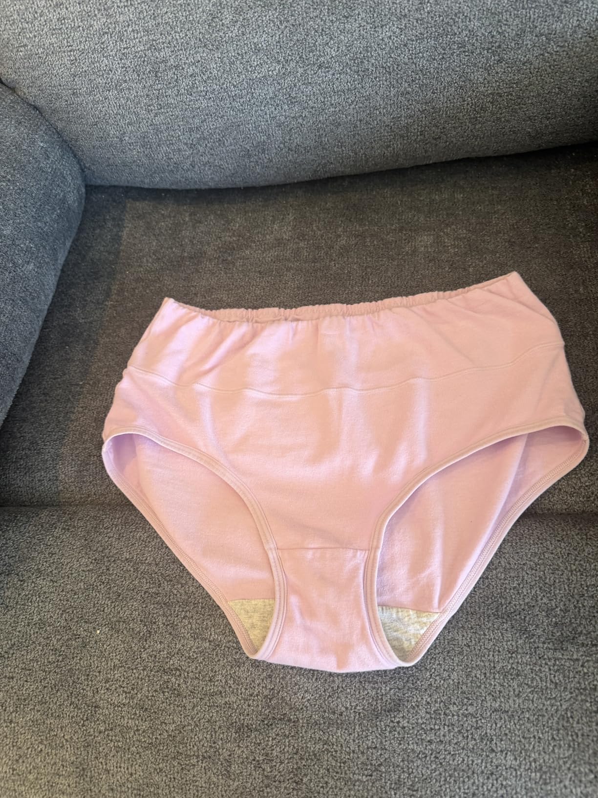 INNERSY Women's High Waisted Underwear Cotton Panties Regular & Plus Size 5-Pack customer photo 1