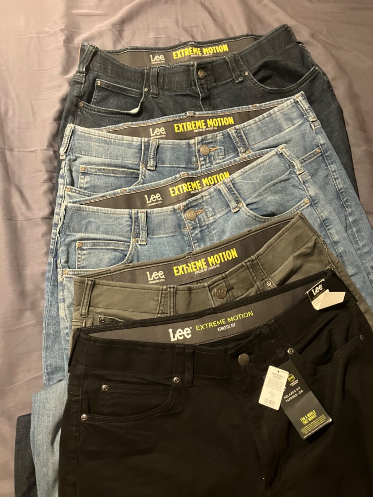 Lee Men's Extreme Motion Athletic Taper Jean customer photo 1