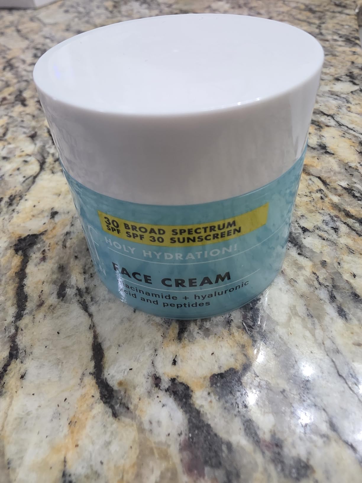 e.l.f. SKIN Holy Hydration! Face Cream with Hyaluronic Acid, Niacinamide & Peptides, Nourishing & Plumping Moisturizer, Vegan & Cruelty-Free customer photo 2