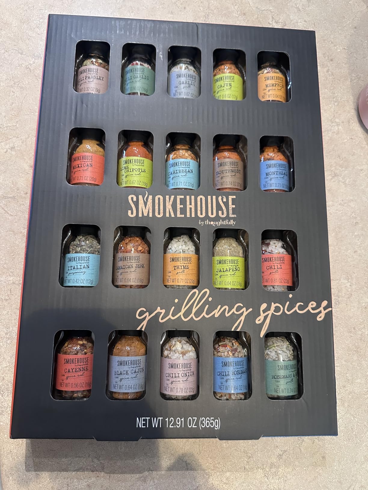 Grilling Spice Set Gift, 20 Mini BBQ Rubs & Seasonings Variety Pack, Grill Seasoning Sampler by Thoughtfully customer photo 2