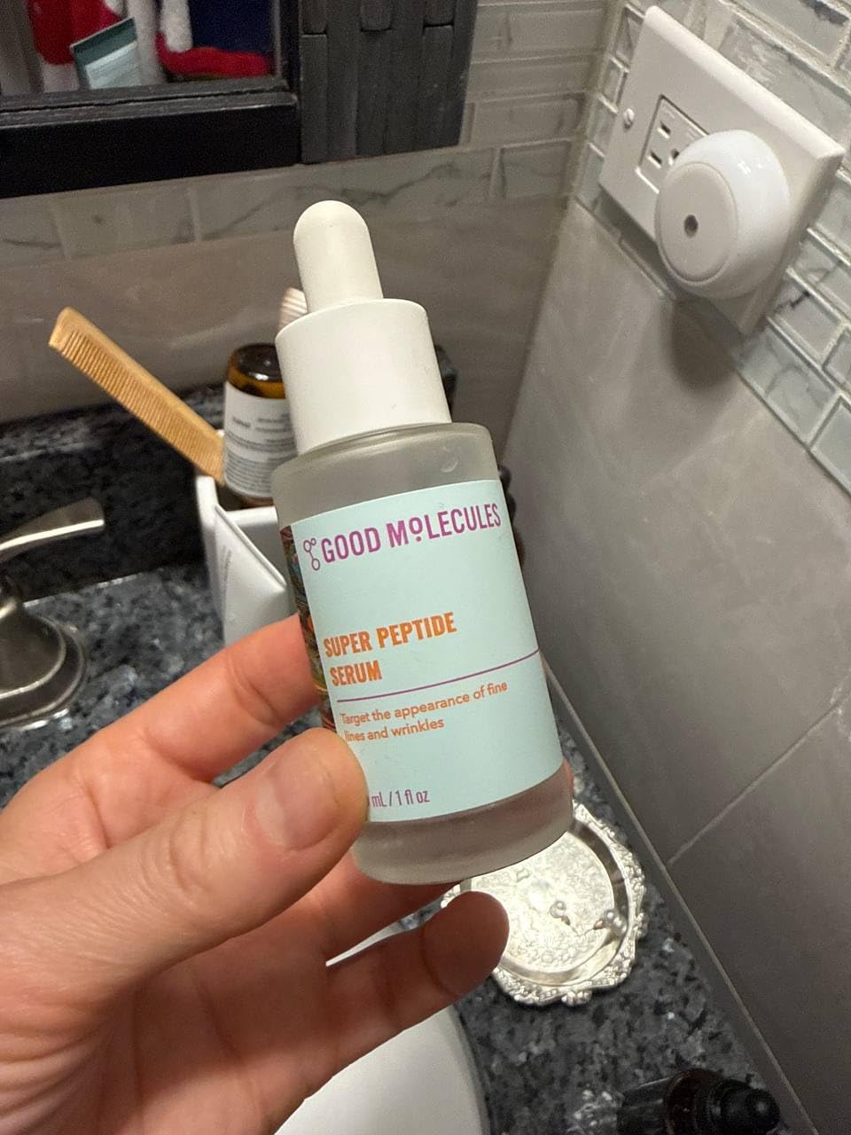 Good Molecules Super Peptide Serum - Anti-aging Facial Serum with Peptides and Copper Tripeptides to Plump and Firm - Water-Based Skincare for Face customer photo 2