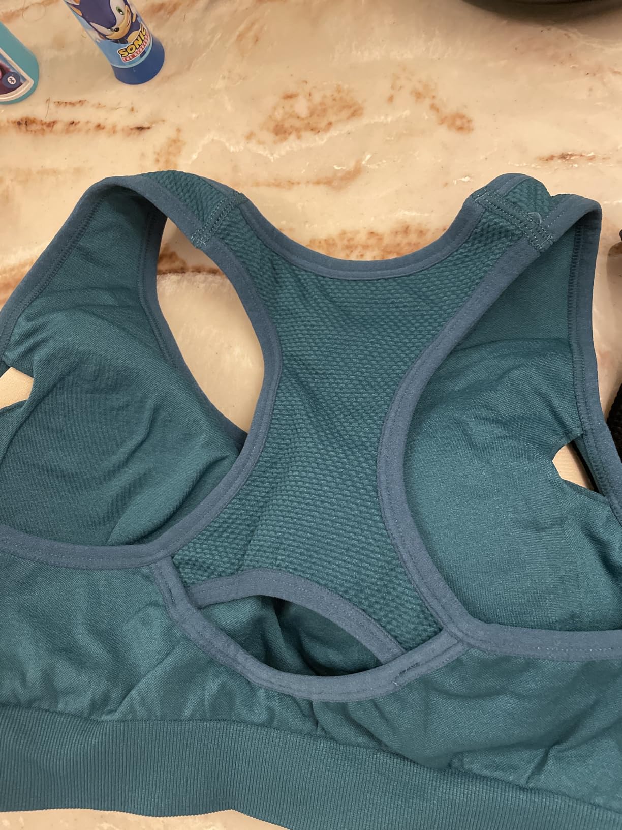 FITTIN Supportive Sports Bra for Large-Bust: 12-Hour Zero-Pressure Comfort - Full Coverage Workout for Plus Size Women customer photo 2