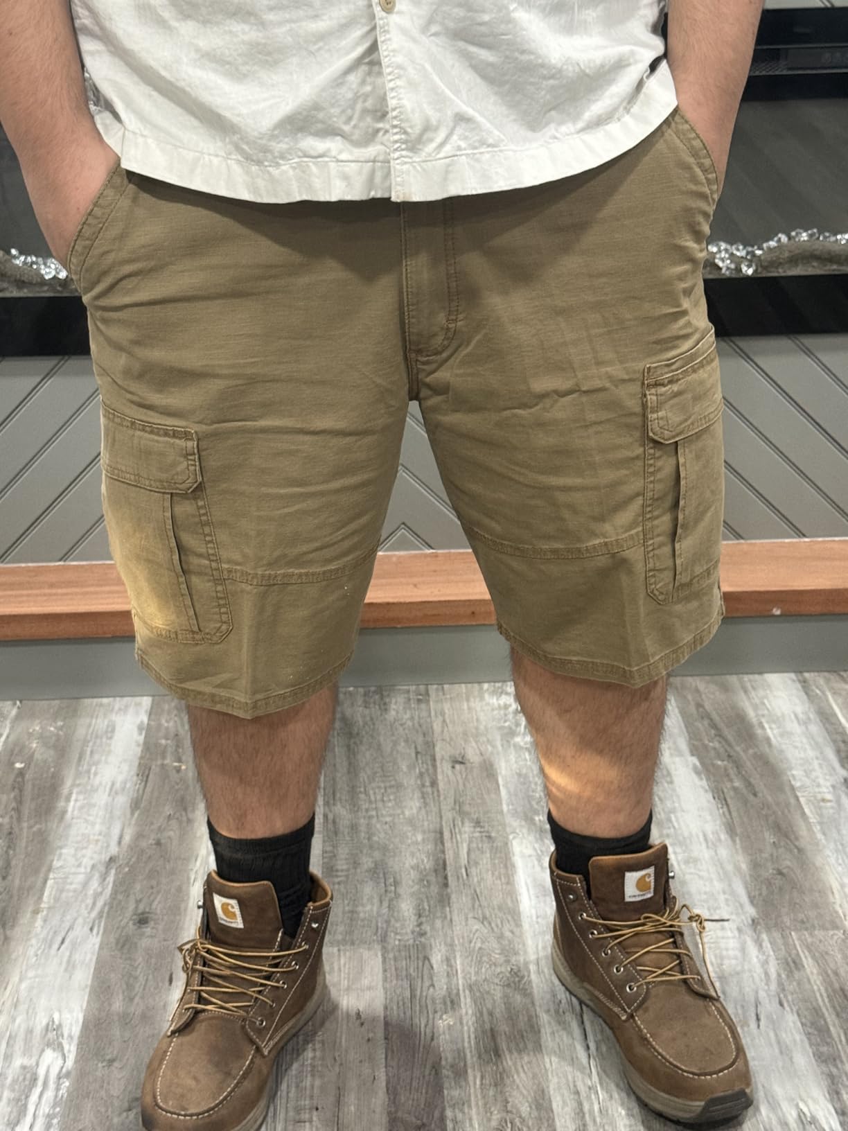 Wrangler Authentics Men's Classic Cargo Stretch Short customer photo 2
