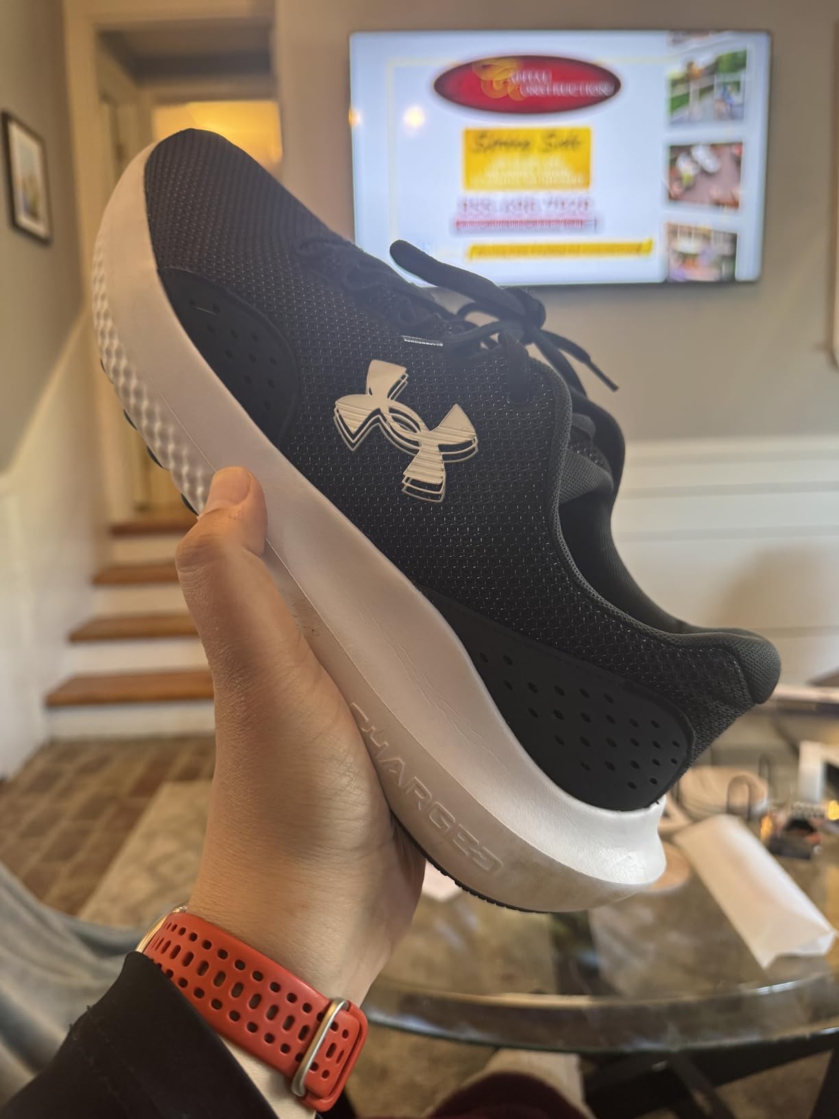 Under Armour Men's Charged Surge 4 Sneaker customer photo 2