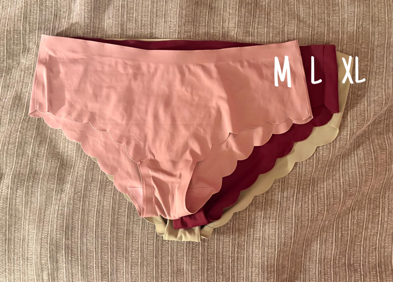 FINETOO 6 pack Seamless Underwear for Women Sexy Low Rise Hipster Wave Edge No Show Bikini Panties Womens Cheeky S-XL customer photo 1