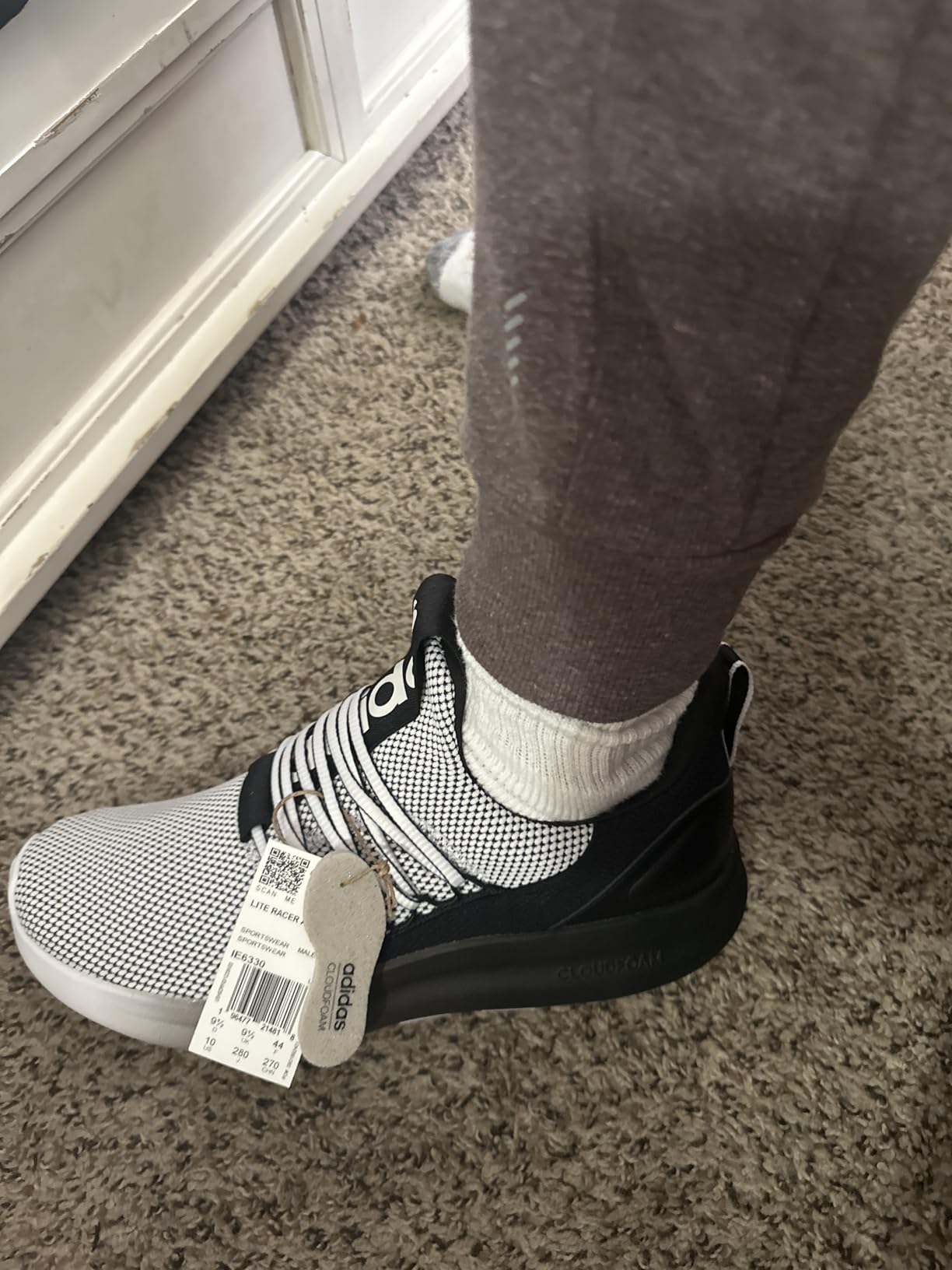adidas Men's Lite Racer Adapt 7.0 Running Shoes customer photo 1