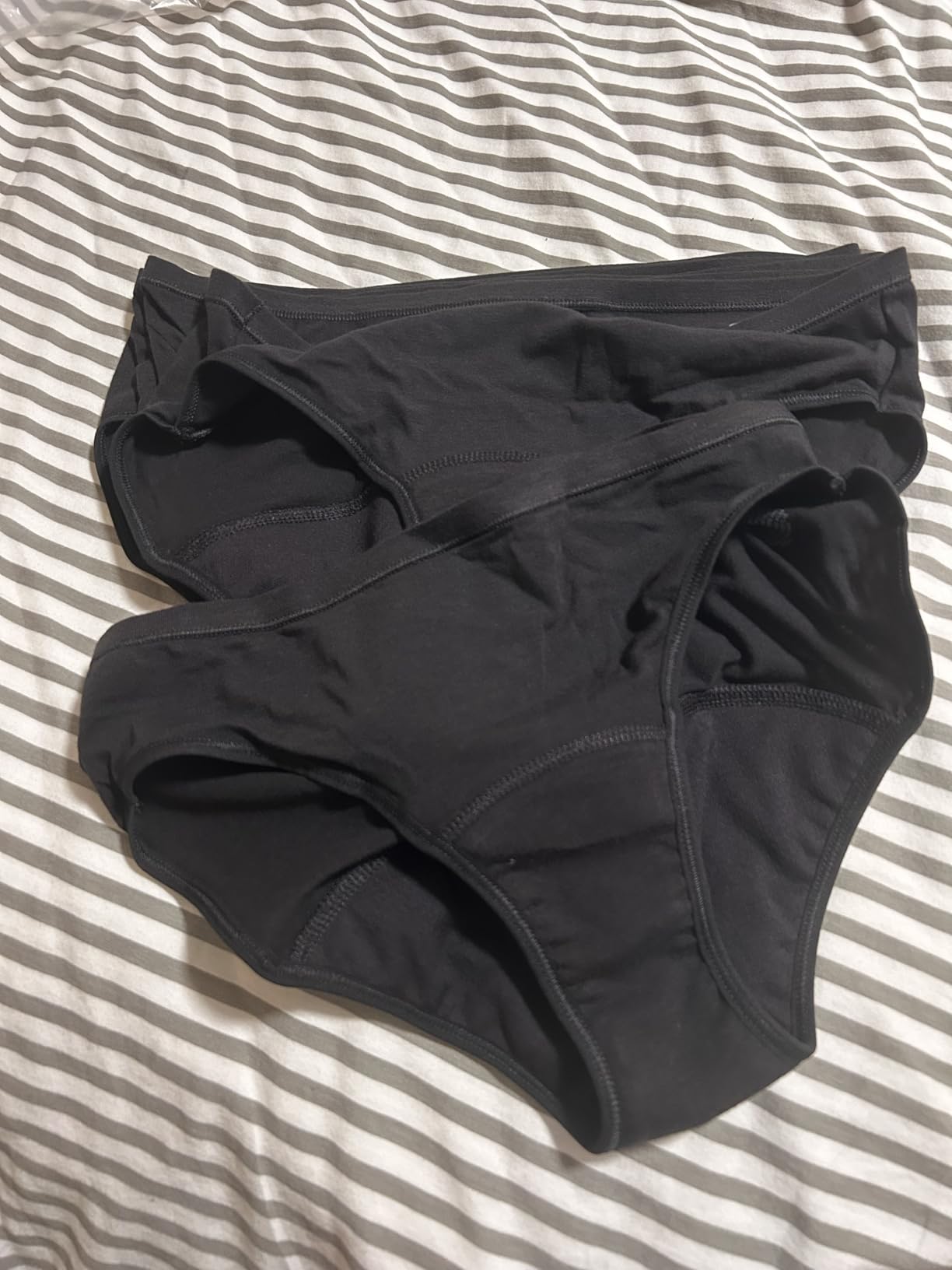 Hanes Girls' Period Underwear Boxer Briefs, Comfort Period Boxer Brief Panties for Girls, Moderate Protection customer photo 1