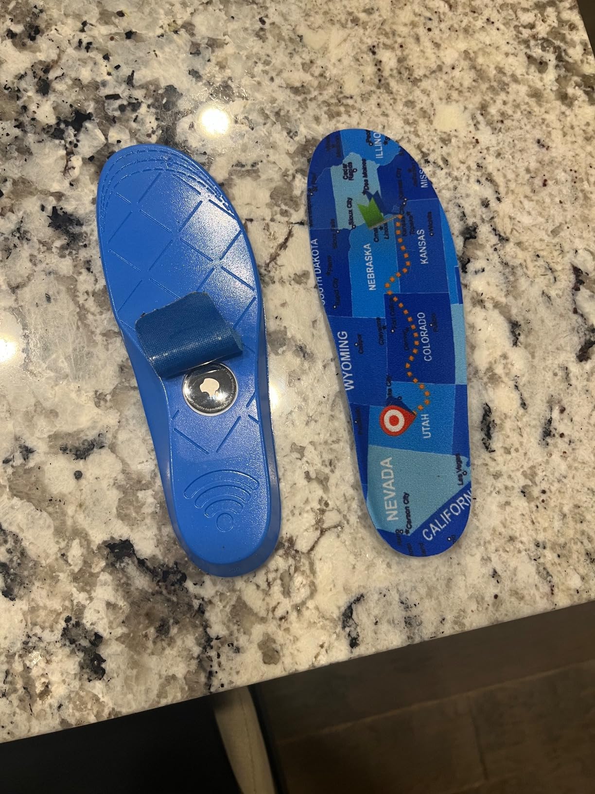 Insole for Airtag, Shoe Inserts for Kids and Old People, Holder Case for Airtag to Track Your Steps and Shoes customer photo 2