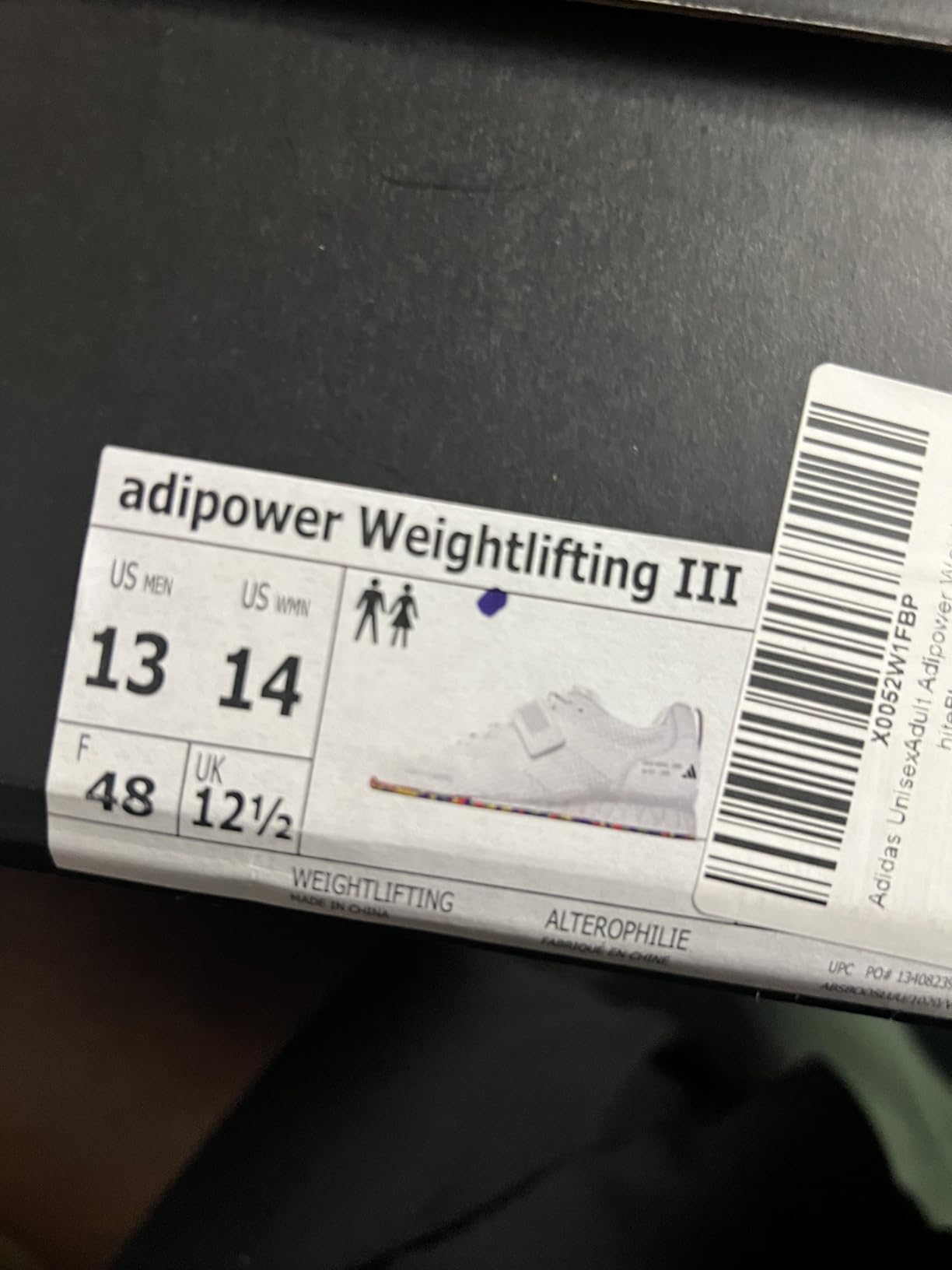 adidas Men's Adipower Weightlifting III Shoe customer photo 2