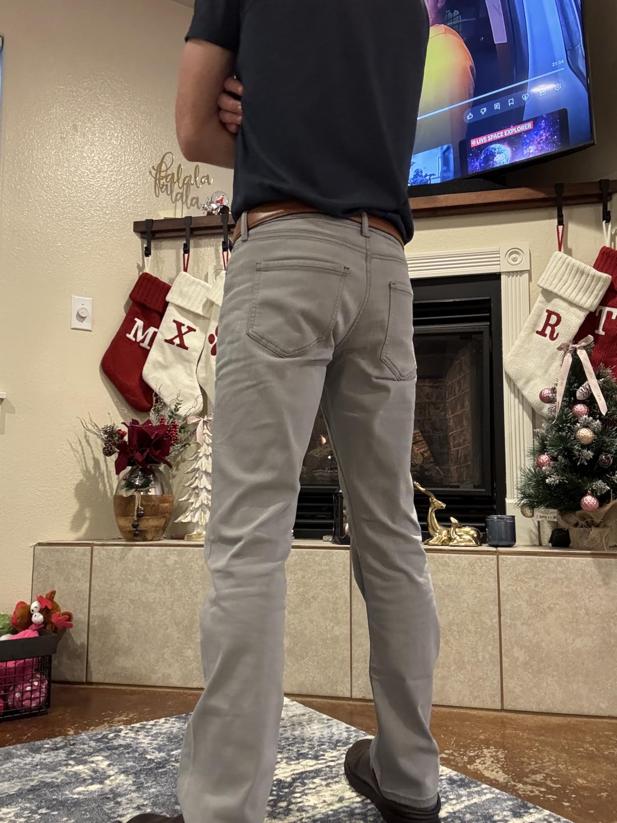 True Classic Stretch Jeans for Men, Slim and Straight Fit customer photo 2