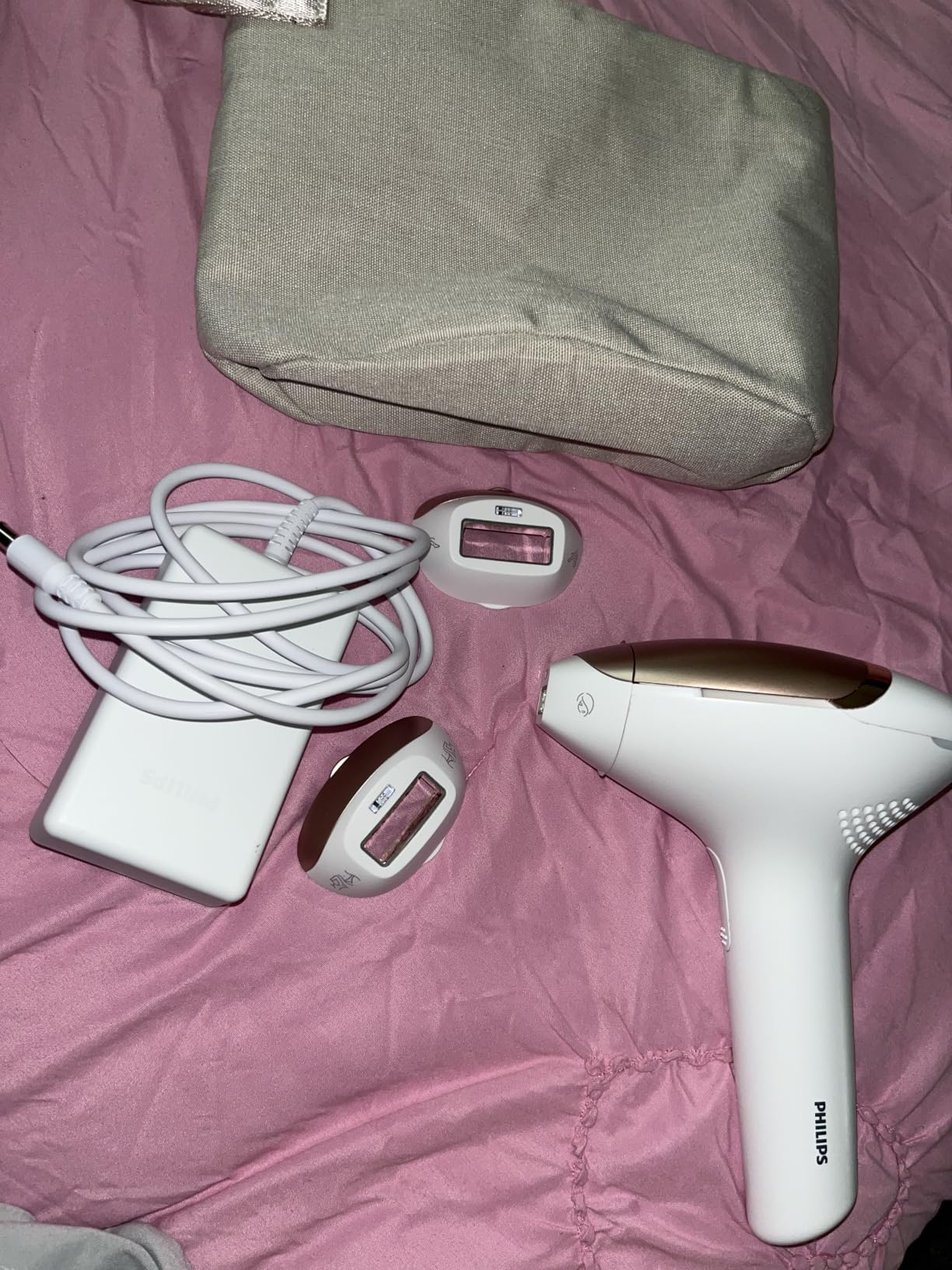 Philips Lumea 8000 Series IPL Hair Removal Device, Permanent Laser Hair Reduction for Women & Men, Easy and Comfortable Use at Home, SenseIQ, 3 Attachments for Body, Face, Intimate, BRI937/03 customer photo 1
