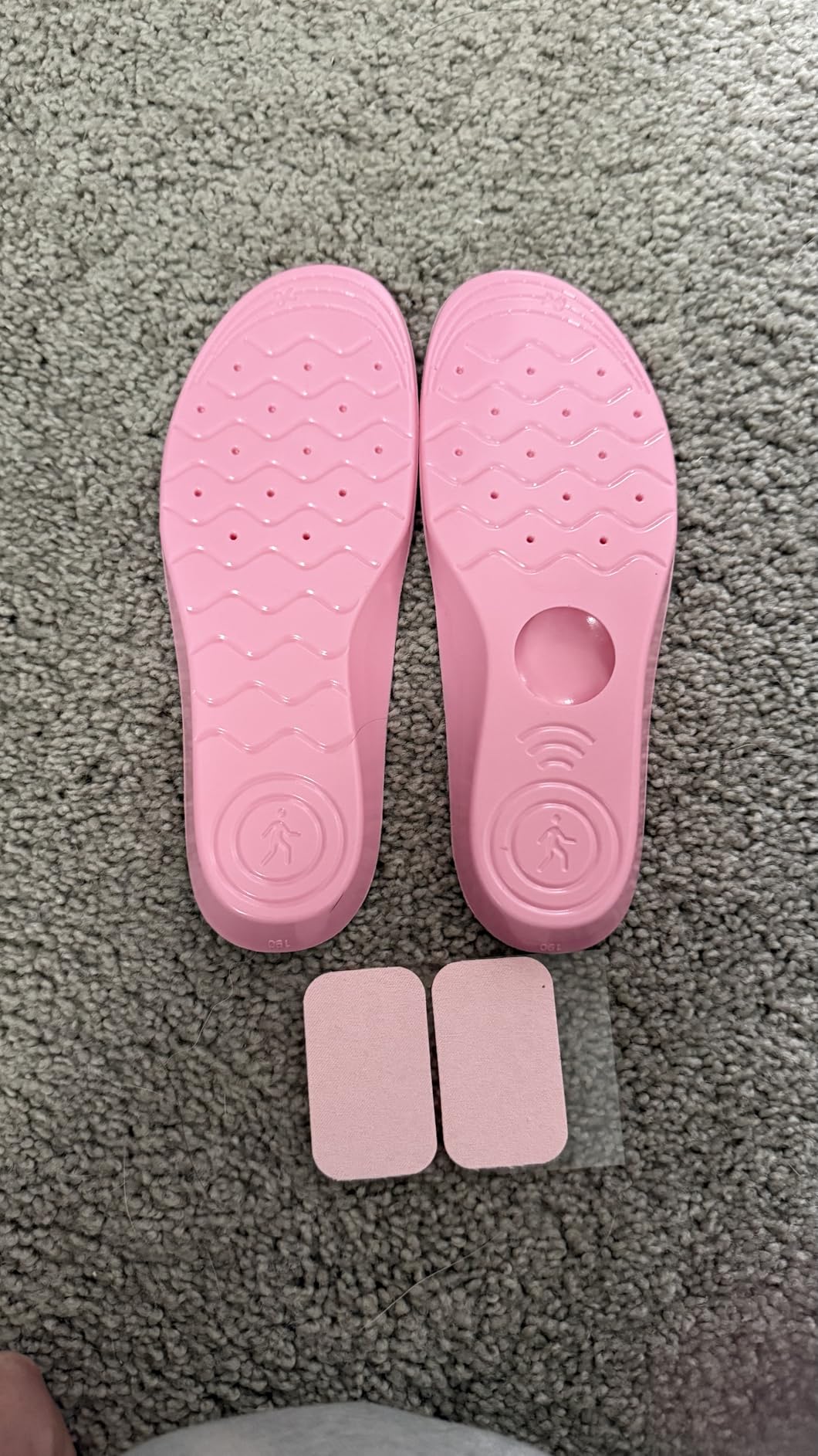 Insoles for Hidden Holder, Devise Case for Kids, Adults and Elderly, Comfortable Inserts for Shoes, Pink (Foot:5.4-6.1IN/Insole:6.0-6.7IN/7.5C-9.5C) customer photo 1