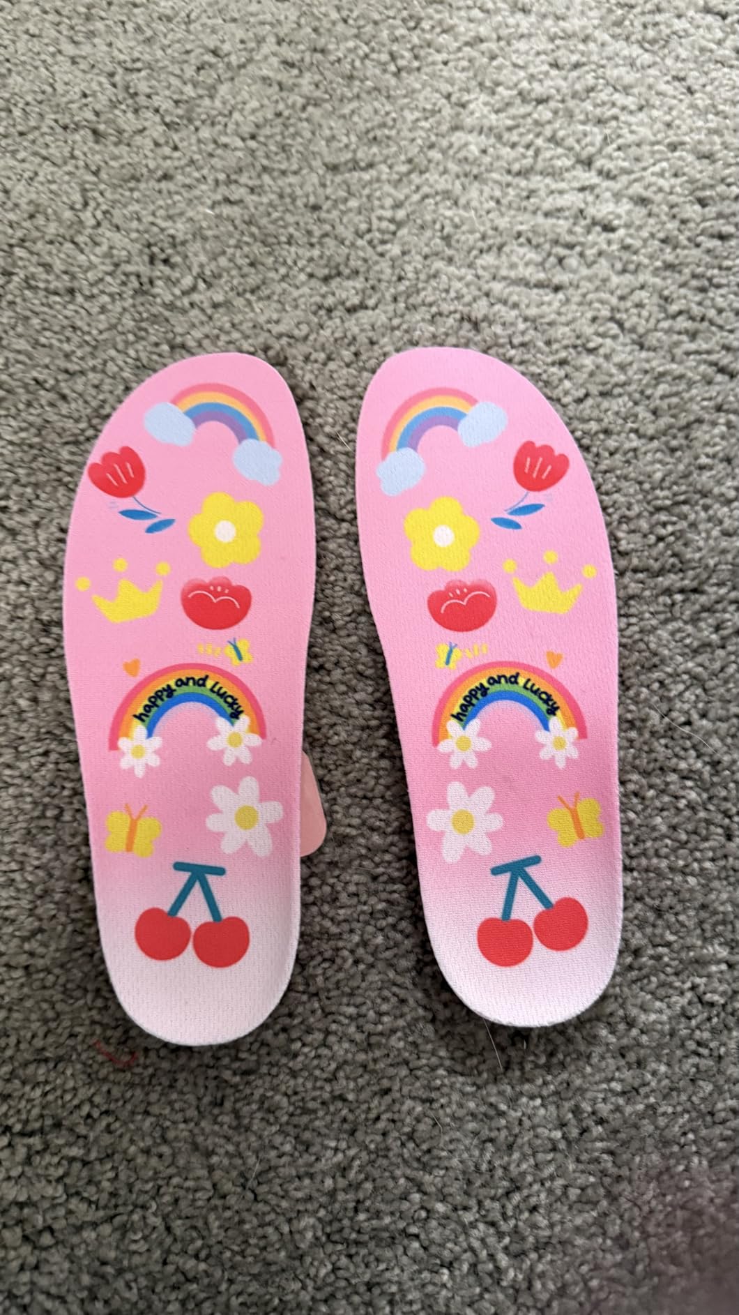 Insoles for Hidden Holder, Devise Case for Kids, Adults and Elderly, Comfortable Inserts for Shoes, Pink (Foot:5.4-6.1IN/Insole:6.0-6.7IN/7.5C-9.5C) customer photo 2