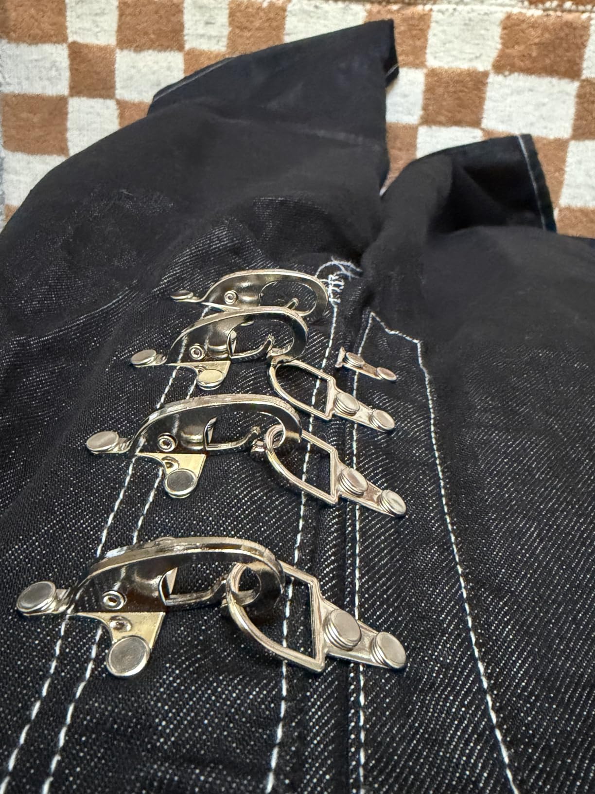 Metal Button Raw Barrel Jeans Baggy Wide Leg Denim Jeans Unisex Casual Y2k Streetwear Vintage Pants Trouser customer photo 1