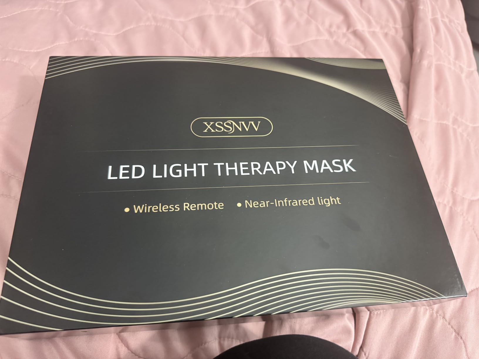 Red Light Therapy for Face, Cordless LED Face Mask with 4 Light Modes (NIR 850nm, Red 620nm, Blue, Amber), 272 LEDs, 10-Min Timer, Rechargeable for Glowing Skin at Home customer photo 2