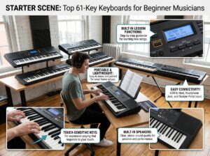 Best 61-Key Keyboards for Beginners