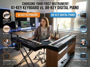 Best 61 vs 88 Key Keyboards