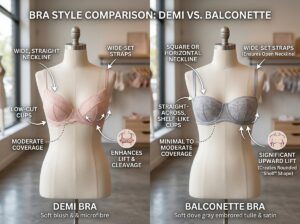 Demi Bra vs Balconette Bra