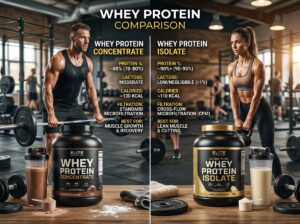 Whey Protein Concentrate vs Isolate