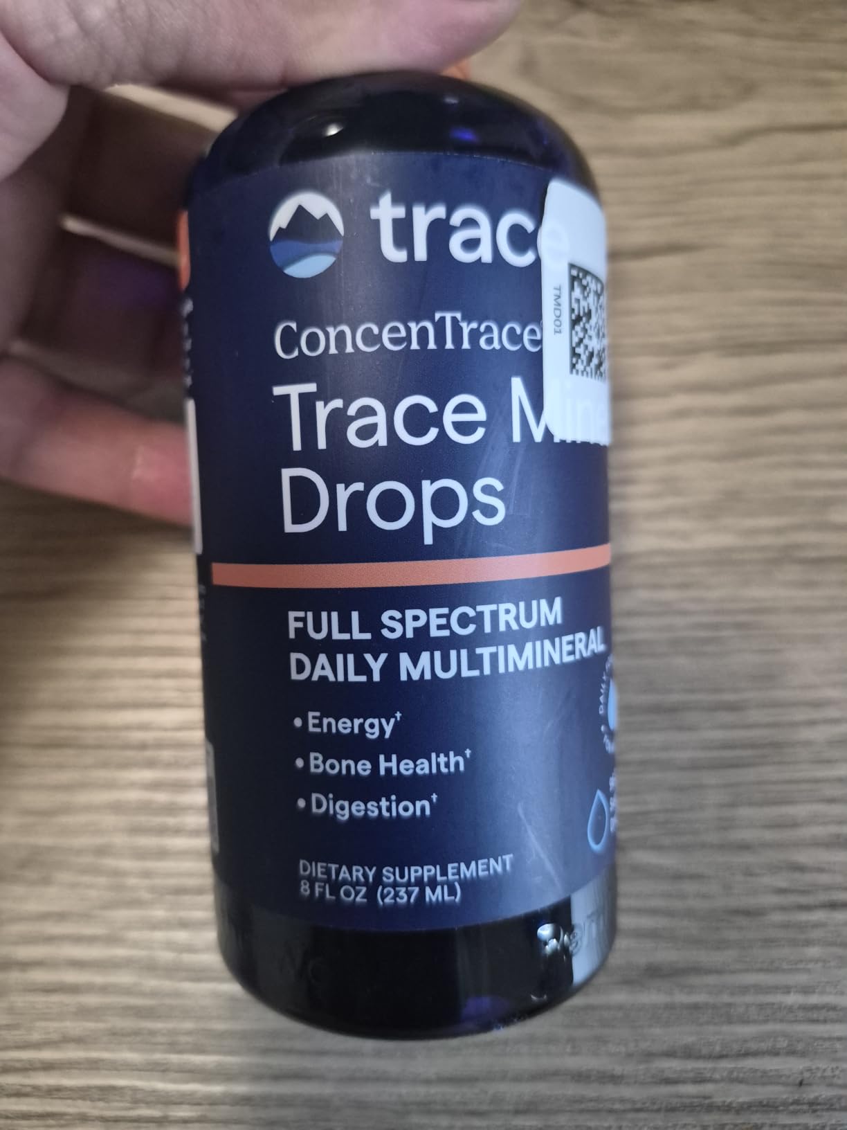 ConcenTrace Mineral Drops, 70+ Ionic Minerals, 8 fl oz | Sourced from the Great Salt Lake, Liquid electrolyte concentrate, Remineralizes RO water customer photo 1