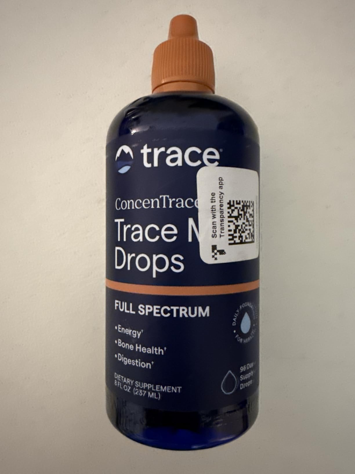 ConcenTrace Mineral Drops, 70+ Ionic Minerals, 8 fl oz | Sourced from the Great Salt Lake, Liquid electrolyte concentrate, Remineralizes RO water customer photo 2
