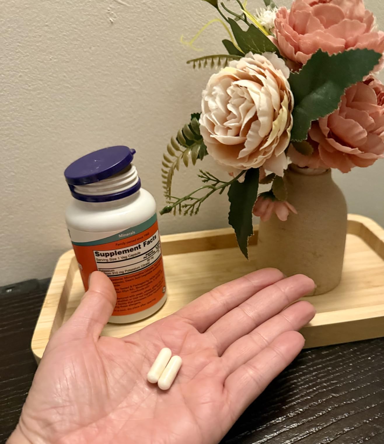 NOW Potassium Citrate 99 mg, 180 Capsules customer photo 2