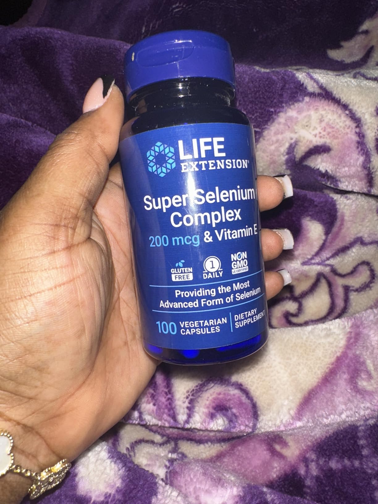 Life Extension Super Selenium Complex, 200 mcg - 3 Forms of Selenium, Vitamin E - Cellular Health & Longevity Support - Gluten-Free, Non-GMO, Vegetarian, 1 Daily - 100 Capsules customer photo 2