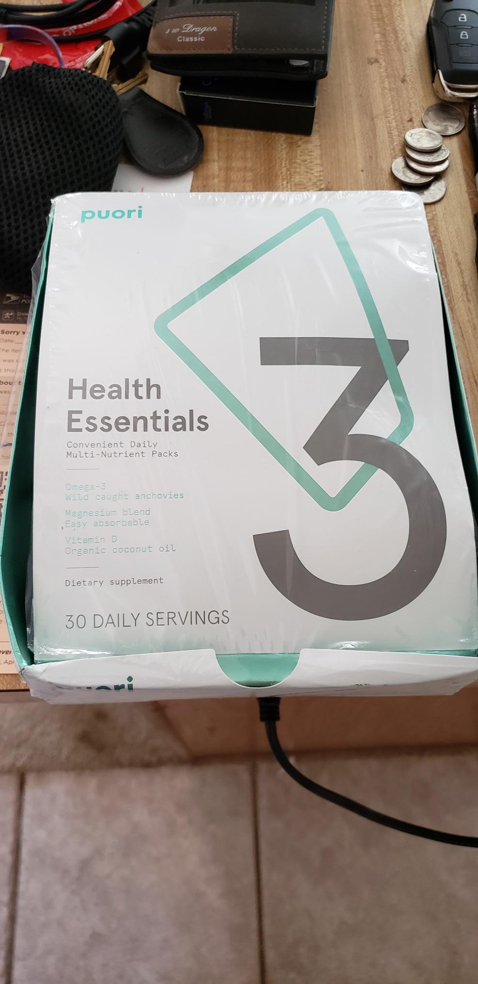 Puori P3 Health Essentials with Magnesium Zinc Complex, Omega 3 Fish Oil & Vitamin D3 Supplements - Men & Womens Daily Multi-Vitamins for Immune System Support & Overall Health - 30 Servings customer photo 1