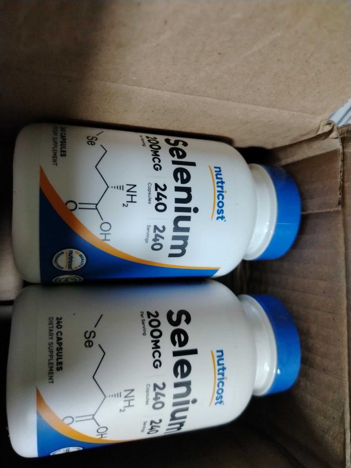 Nutricost Selenium 200mcg, 240 Vegetarian Capsules, L-Selenomethionine | Gluten Free, GMO-Free customer photo 1