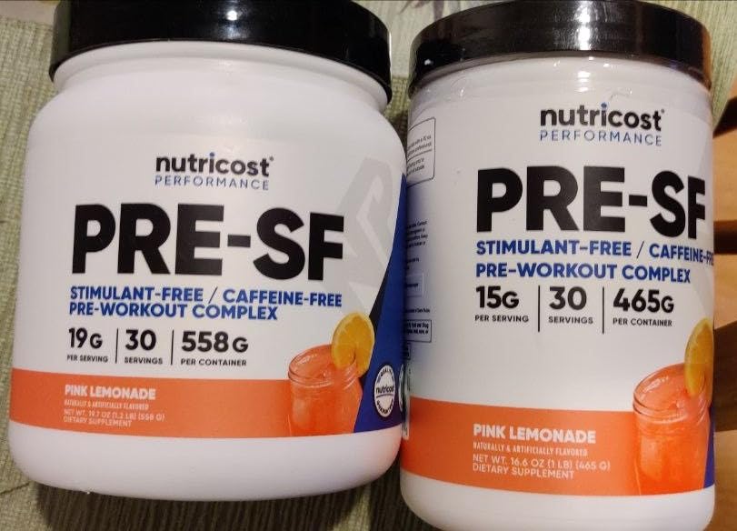 Nutricost Stim-Free Pre-Workout (Pink Lemonade) 30 Servings, Caffeine Free | Stimulant Free, Gluten-Free, GMO-Free customer photo 1