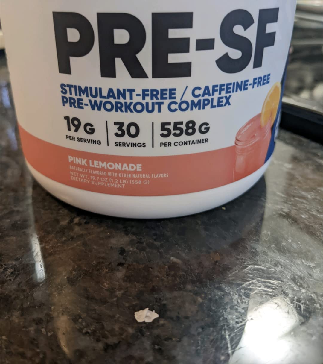 Nutricost Stim-Free Pre-Workout (Pink Lemonade) 30 Servings, Caffeine Free | Stimulant Free, Gluten-Free, GMO-Free customer photo 2