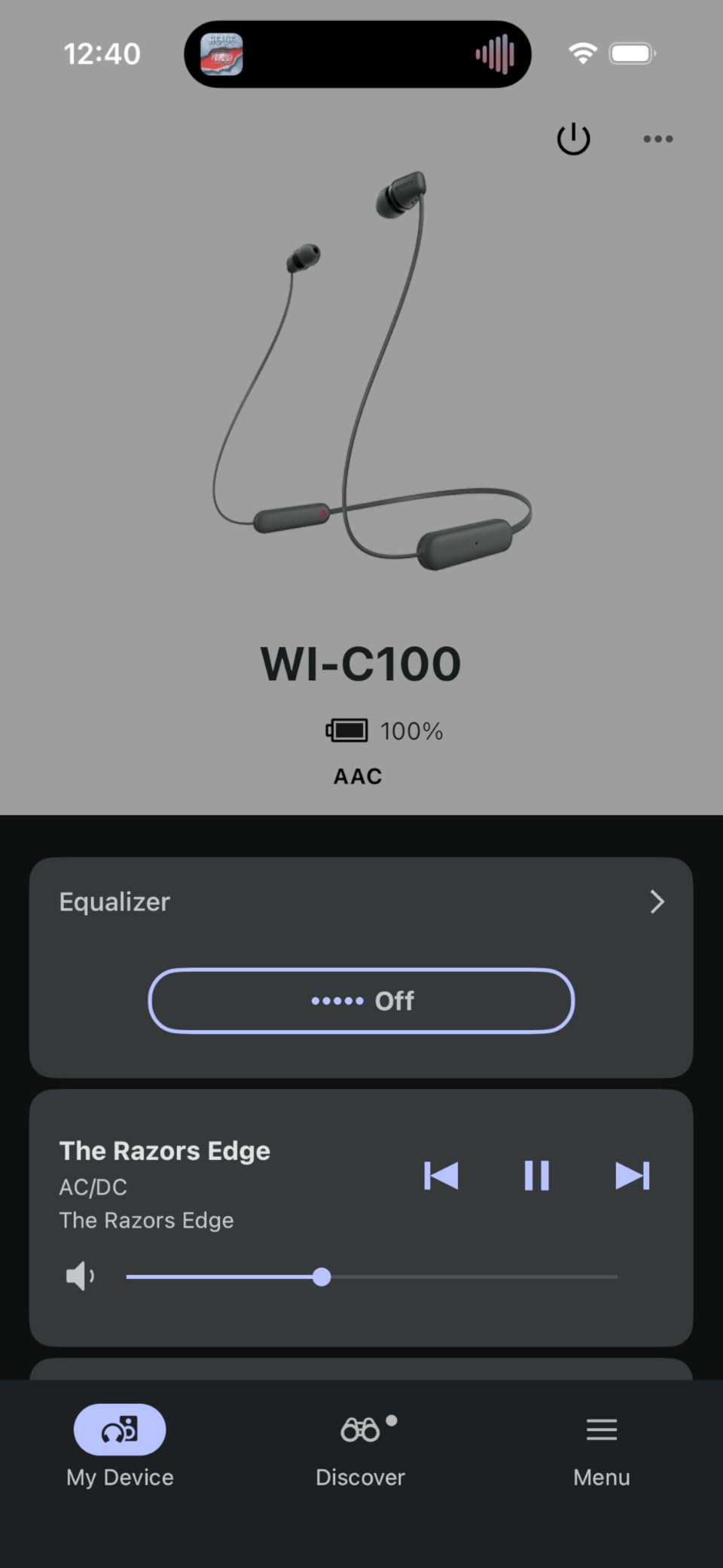 Sony WI-C100 Wireless In-Ear Bluetooth Neckband Headphones customer photo 2