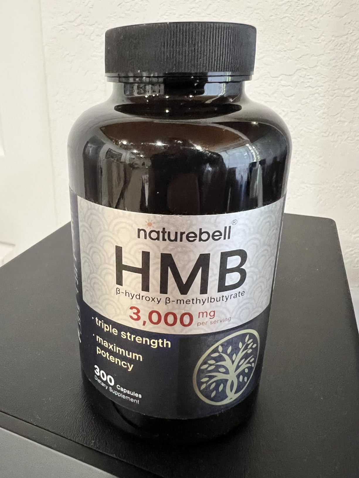 NatureBell HMB 3,000mg - 300 Capsules - Triple-Strength Supplement for Lean Muscle Mass Support - Aids Against Muscle Breakdown in Men & Women* - Non-GMO & Gluten-Free customer photo 2