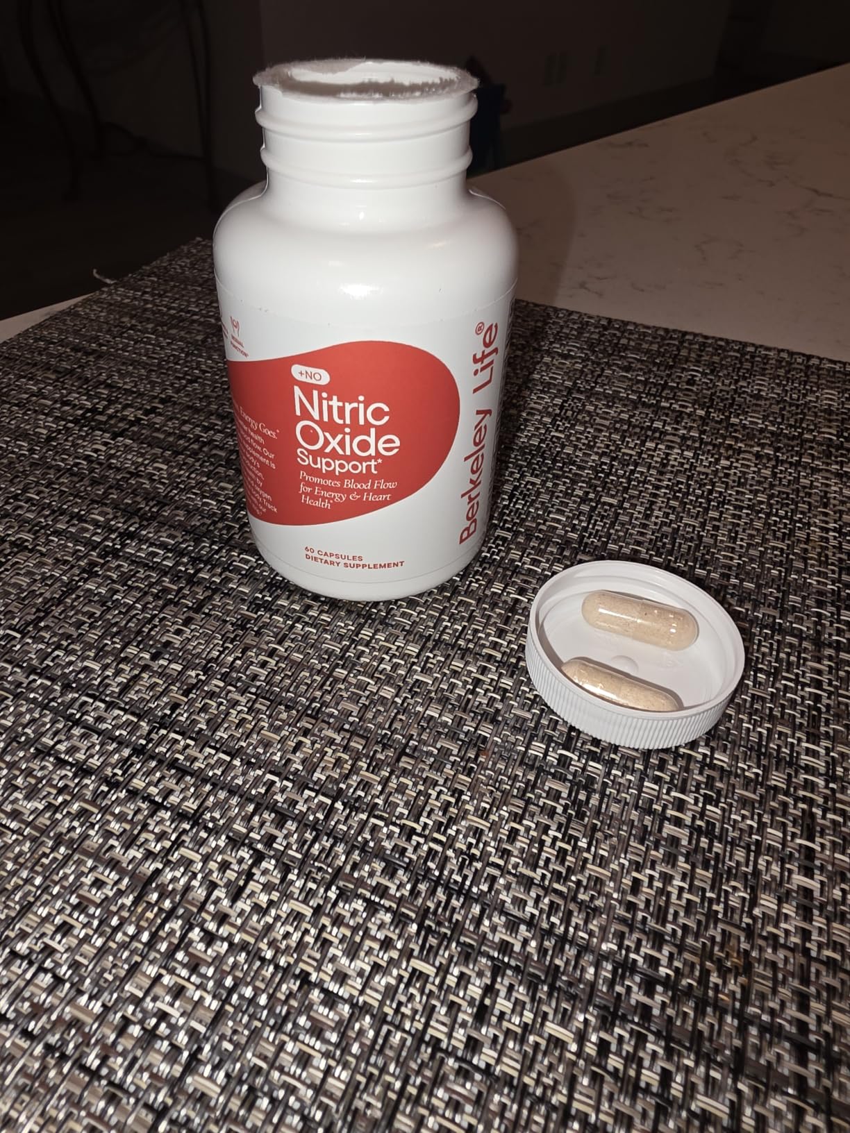 Berkeley Life Nitric Oxide Support Supplement - 90-Day Supply, 180 Count | Nitric Oxide Booster, Blood Flow & Circulation, Beet Root Powder, Energy, Heart Health & Healthy Blood Pressure customer photo 1