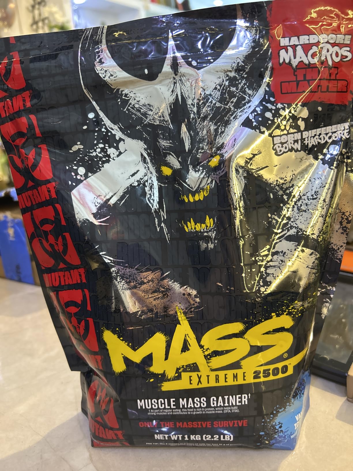 Mutant Mass Extreme 2500 - High Calorie Mass Gainer Whey Protein Powder for Muscle Building and Weight Gain - Clean Calories with Whole Food Carbs - Vanilla Ice Cream 2.2 lb customer photo 1