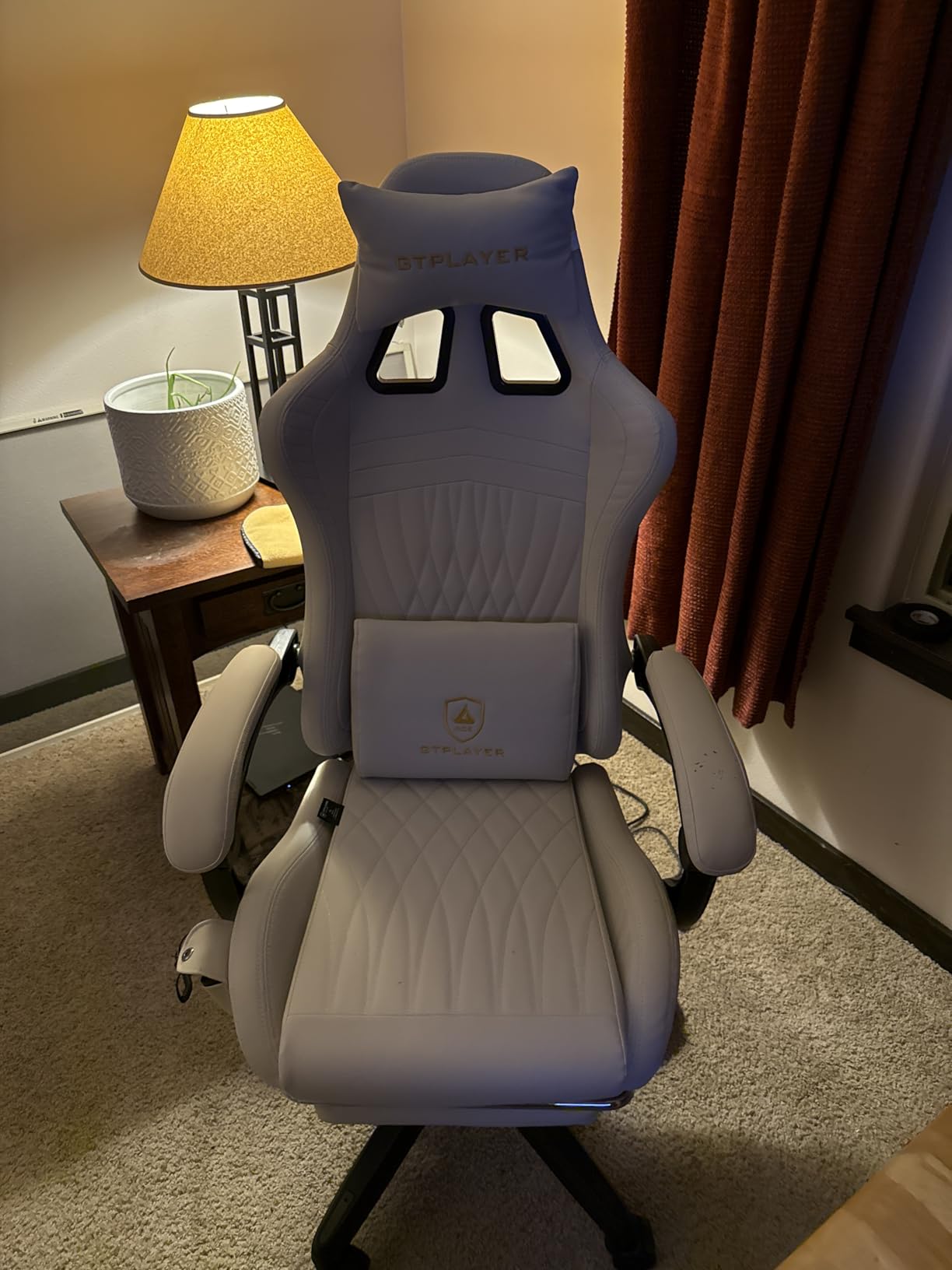 GTPLAYER ACE-PRO Music Gaming Chairs - Built-in Speakers, App Support & Bluetooth Control, Computer Game Chairs with Footrest for Adults customer photo 1