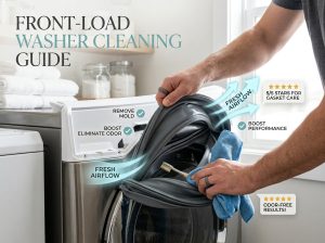 How to Clean a Smelly Front-Load Washing Machine Ring