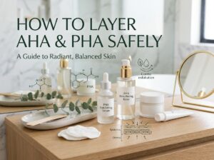 How to Layer Skincare Acids (AHA and PHA)