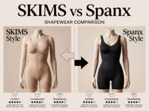 SKIMS vs Spanx Shapewear