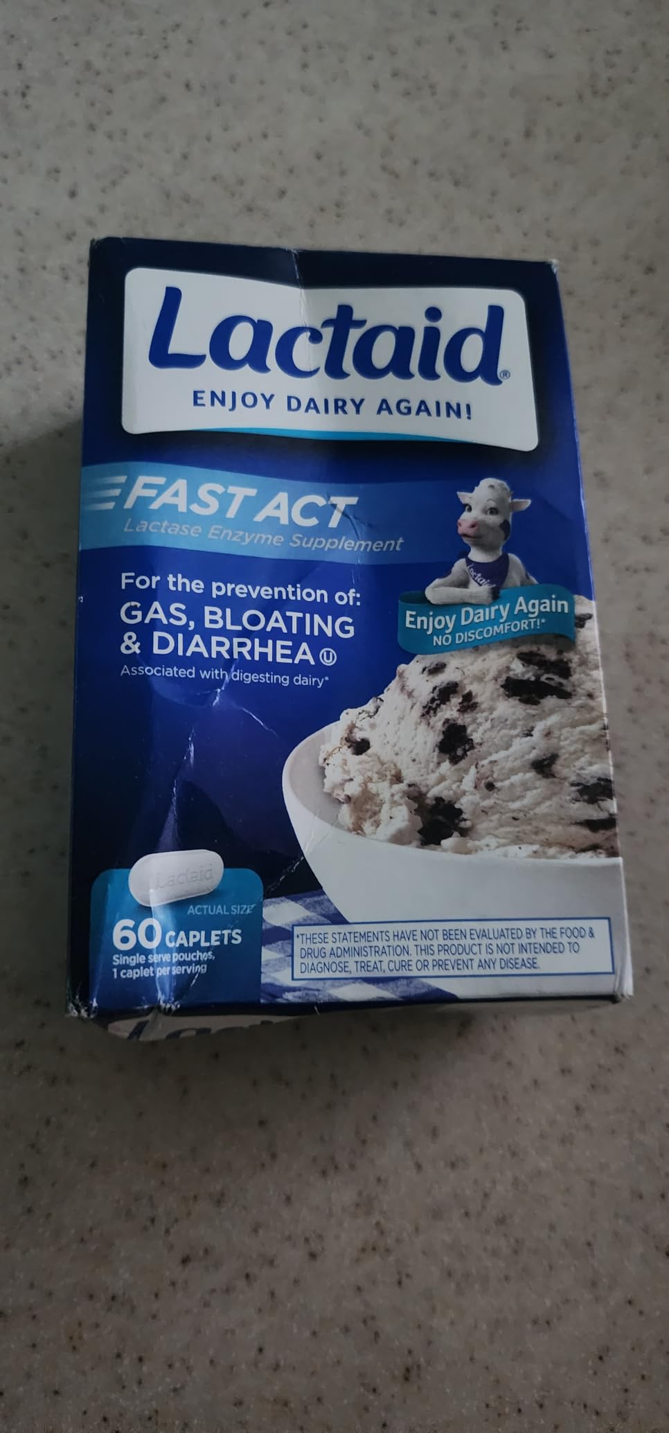 Lactaid Fast Act Lactose Intolerance Relief Caplets, 60 Count customer photo 1