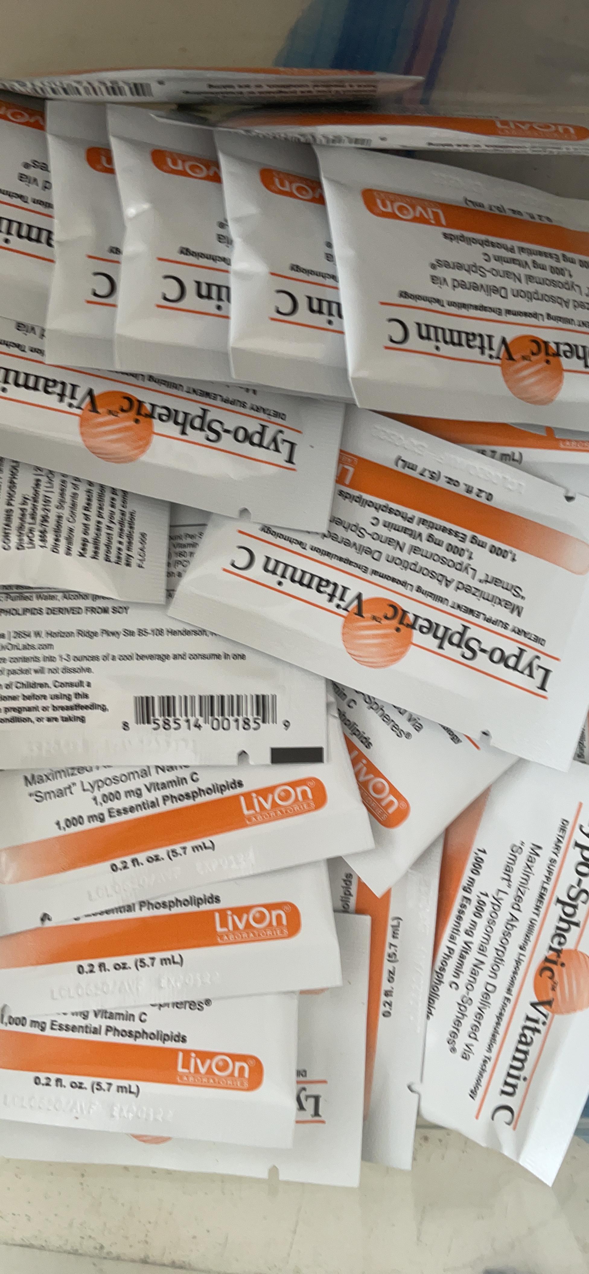 LivOn Laboratories Lypo-Spheric Liposomal Vitamin C 1000mg - No Sugar, Immune Support, Plant Based - Easy to Swallow, Absorbable - Non-GMO, Gluten Free (0.2 fl oz Individual 30 Packets) customer photo 2