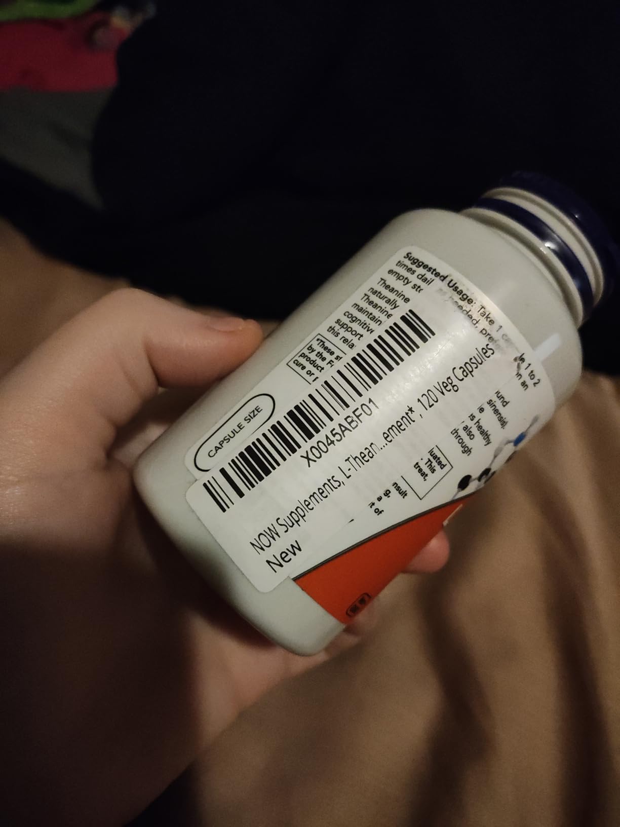 NOW Foods Supplements, L-Theanine 200 mg with Inositol, Stress Management, 60 Veg Capsules customer photo 2