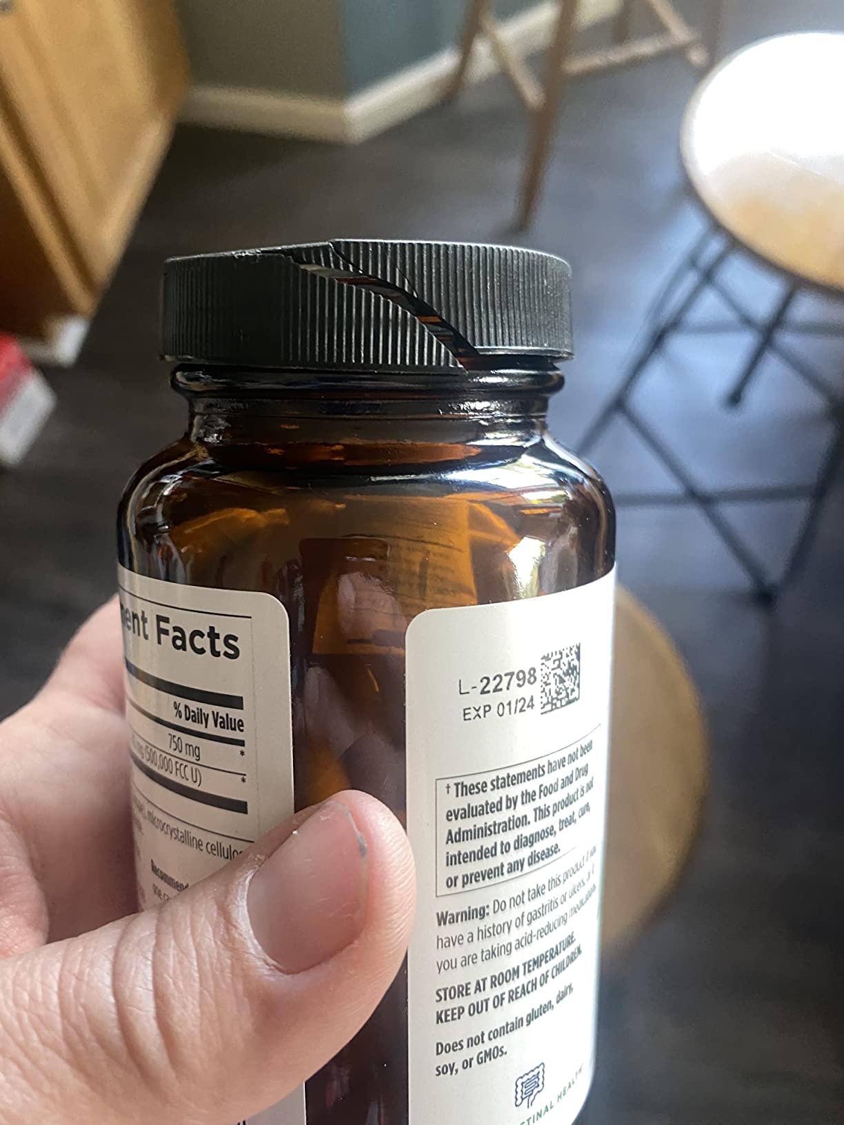 Designs for Health Betaine HCl with Pepsin - 750mg Betaine Hydrochloride + Protein Digestive Enzyme - Non-GMO Supplement to Support Digestive Function (120 Capsules) customer photo 1