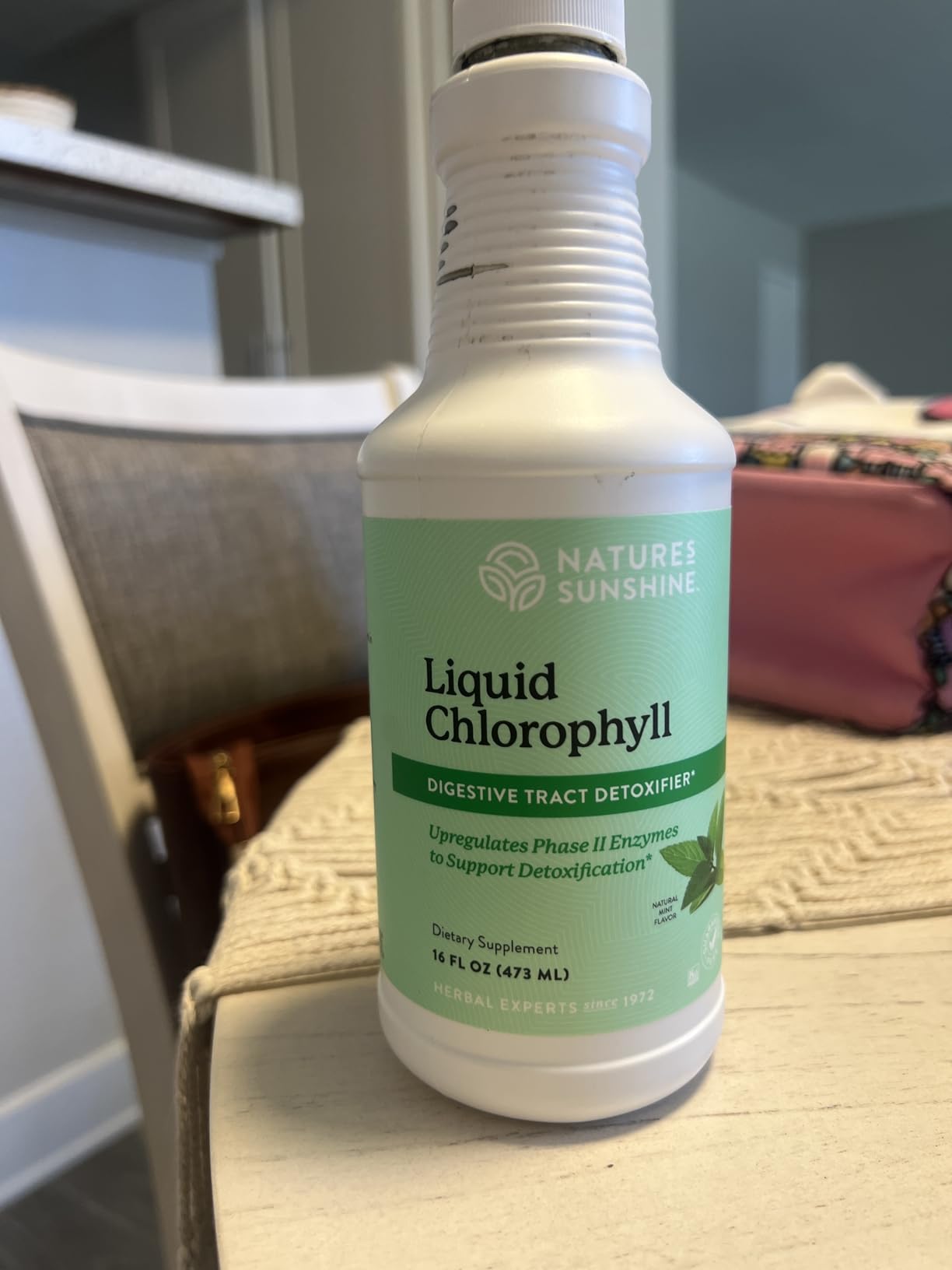 Nature's Sunshine Liquid Chlorophyll - Immunity Support, Detox & Cleanse, Chlorophyll Liquid Drops with Spearmint Oil, Natural Energy Boost, Internal Deodorant - 16 Fl Oz customer photo 1