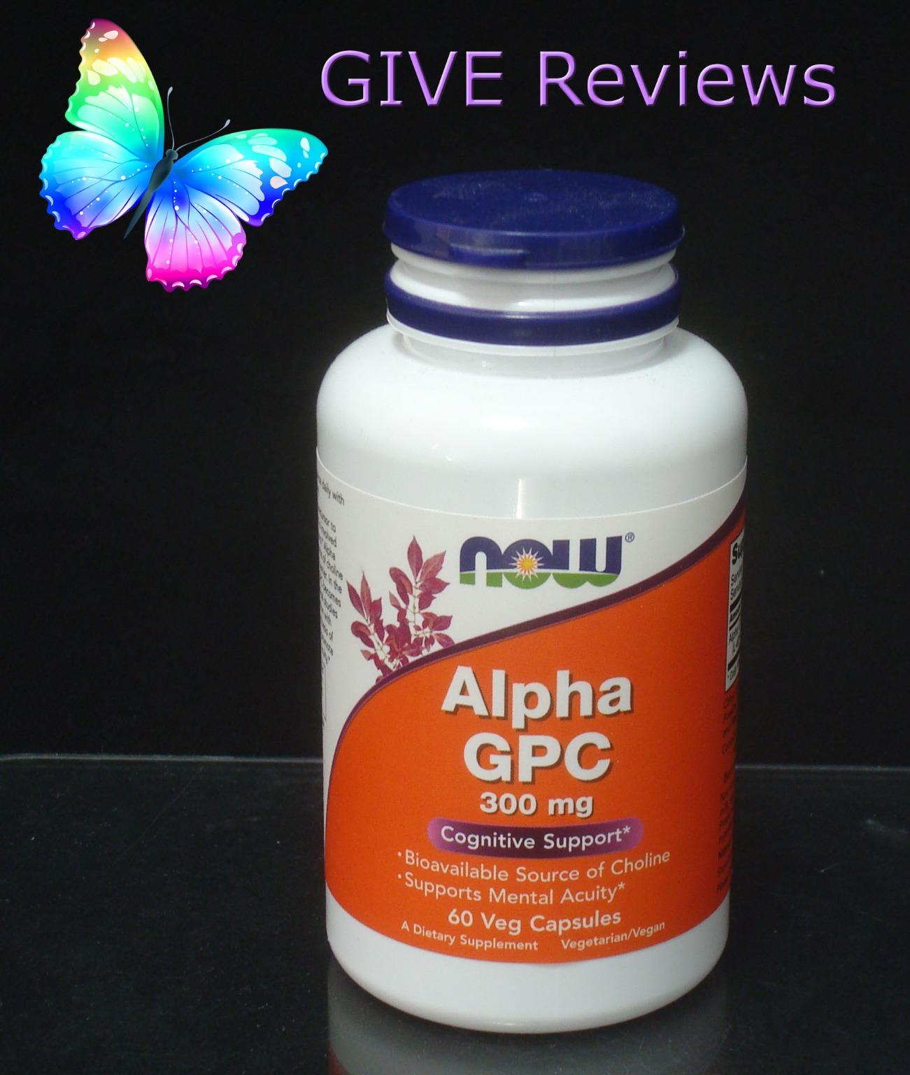NOW Supplements, Alpha GPC 300 mg with Bioavailable Source of Choline, 60 Veg Capsules customer photo 2