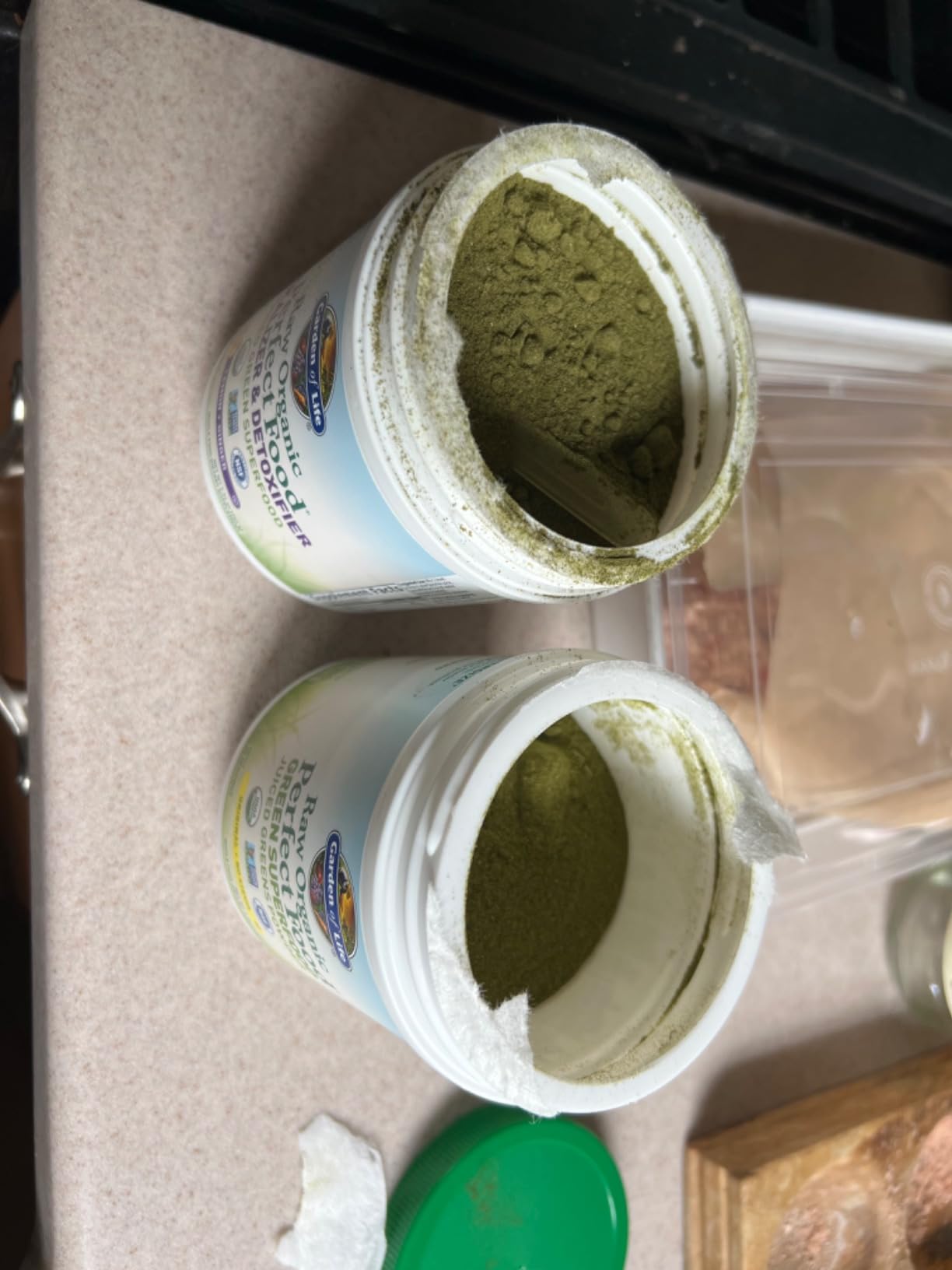 Garden of Life RAW Organic Perfect Food Superfood Juiced Greens Powder, Original Stevia-Free, Dietary Supplement, 30 Servings customer photo 1