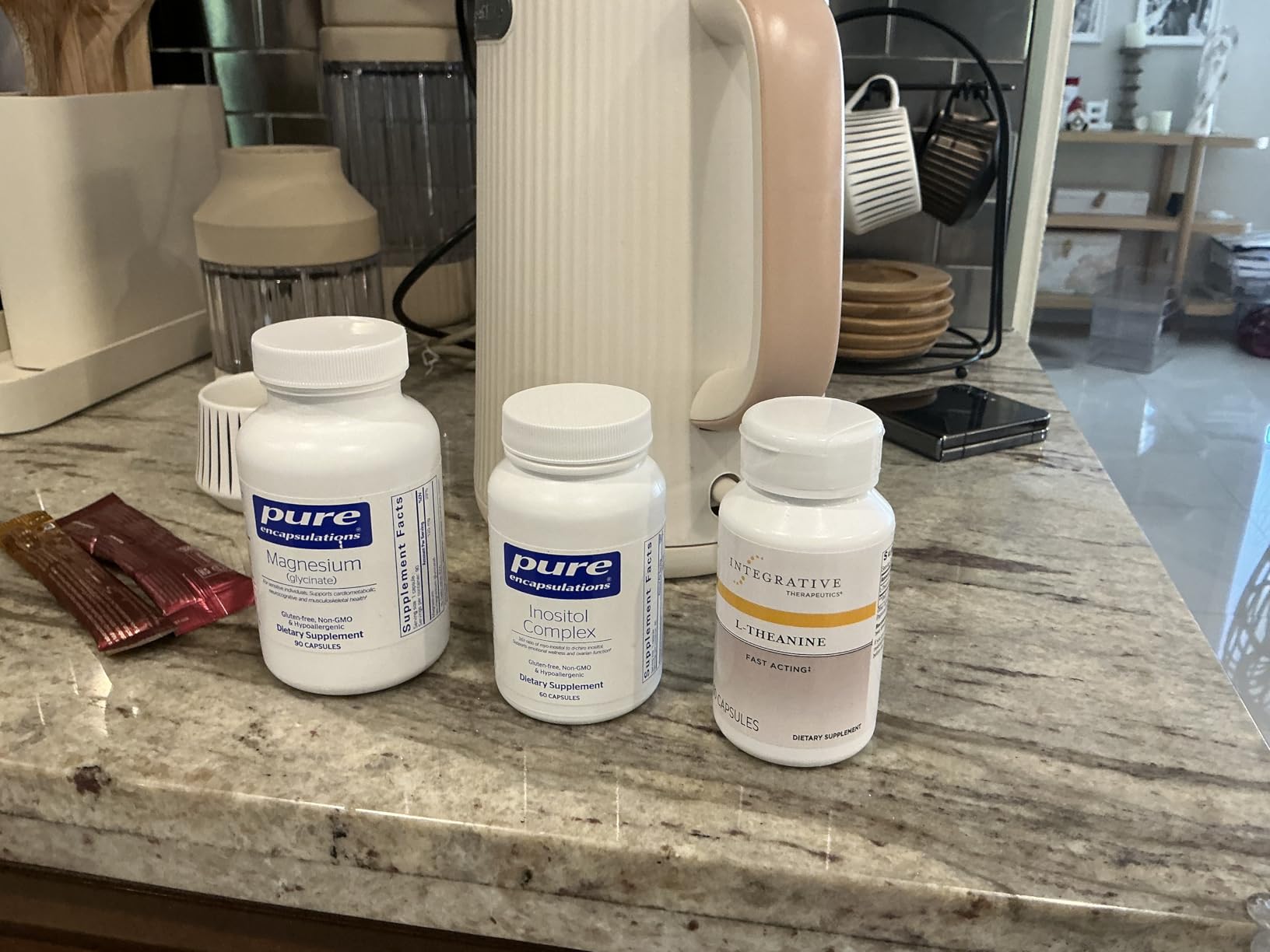 Integrative Therapeutics L-Theanine - Amino Acid Supplement for Stress & Relaxation Support, Vegan, Third-Party Tested, 60 Capsules customer photo 2